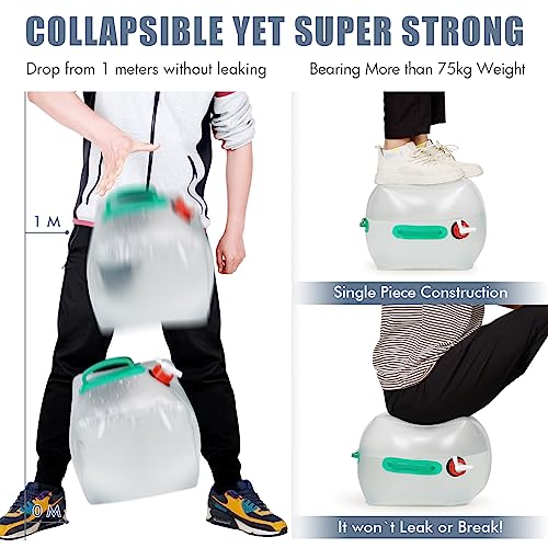 Collapsible Water Container with Spigot (2.6 Gallon)