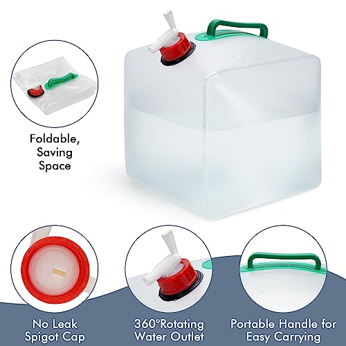 Collapsible Water Container with Spigot (2.6 Gallon)