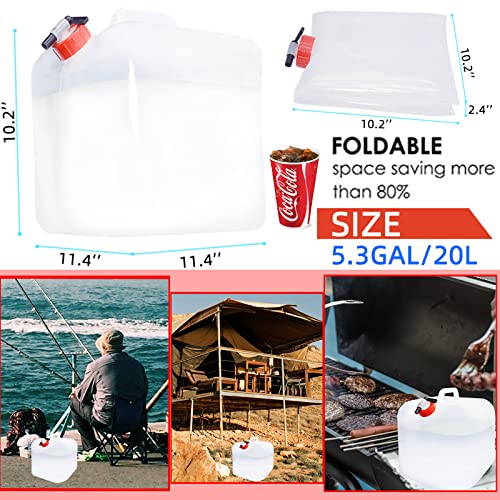 BPA-Free Water Storage Containers - 80gal/300L (15pcs)