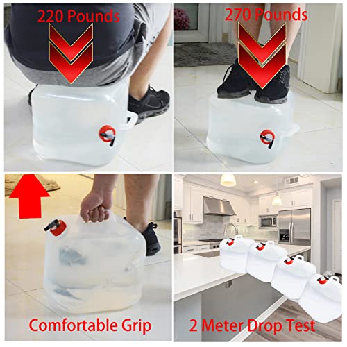 BPA-Free Water Storage Containers - 80gal/300L (15pcs)