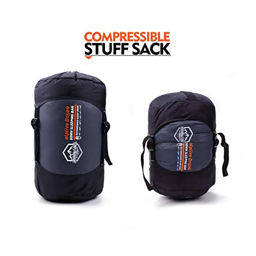 Hydrophobic Down Sleeping Bag: Lightweight & Compact