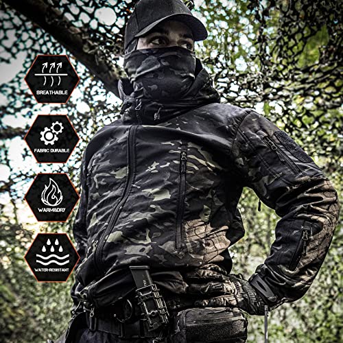 ANTARCTICA Men's Waterproof Tactical Hooded Jacket
