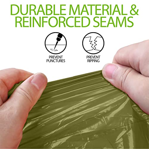 Emergency Rain Poncho - 4 Pack (Green + Orange)