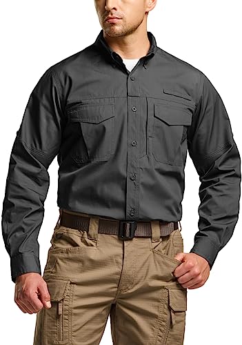 Men's Long Sleeve Tactical Work Shirt