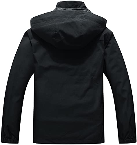 Waterproof Men's Rain Jacket - Lightweight Outdoor Gear