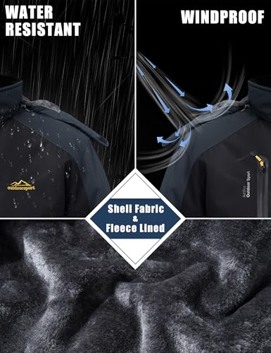 Men's Waterproof Tactical Jacket for Outdoor Prepping