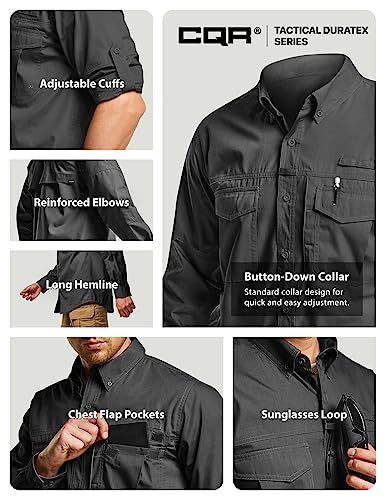 Men's Long Sleeve Tactical Work Shirt