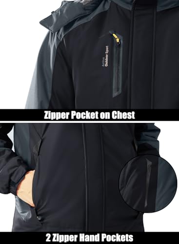 Men's Waterproof Tactical Jacket for Outdoor Prepping