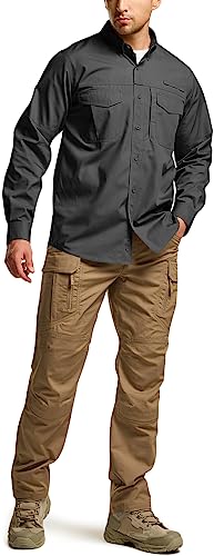 Men's Long Sleeve Tactical Work Shirt