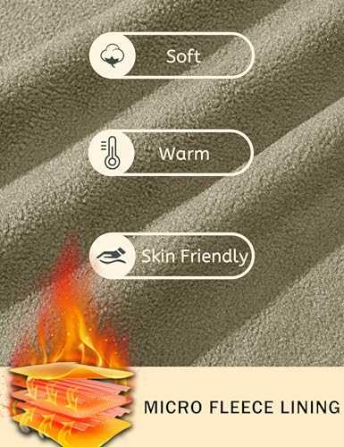 Men's Waterproof Tactical Winter Coats for Camping (Khaki)