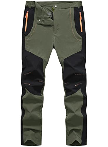 Men's Waterproof Cargo Pants for Hiking and Camping