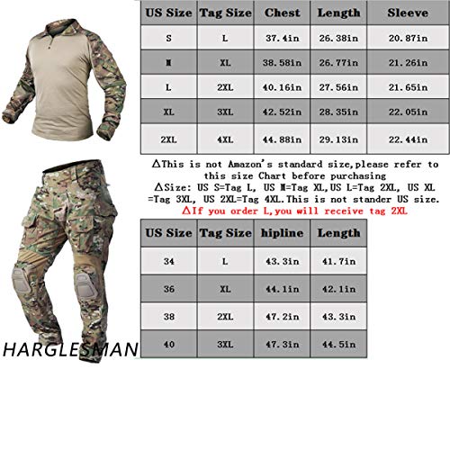 G3 Black Camo BDU Suits with Knee Pads