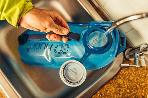 Gregory Mountain Products 3D Hydro Reservoir 3 Liter, Optic Blue & Sawyer Products SP128 Mini Water Filtration System, Single, Blue