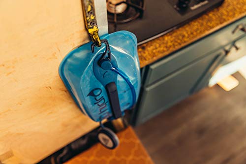 Gregory Mountain Products 3D Hydro Reservoir 3 Liter, Optic Blue & Sawyer Products SP128 Mini Water Filtration System, Single, Blue