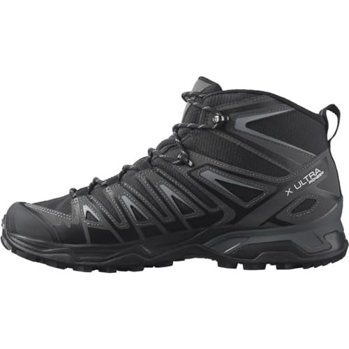 Salomon X Ultra Pioneer Climbing Shoe, Black/Magnet/Monument, 8