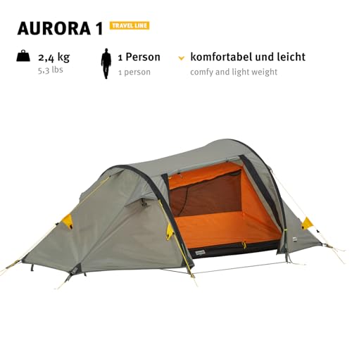 Wechsel Tents Aurora 1 - Travel Line - Spacious 1-Person Tent, Laurel Oak