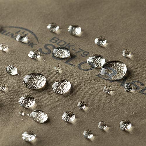 BUNDOK BDK-79TC Solo Base Pump Tent, Military Curtain, Compact Storage, for 1 Person