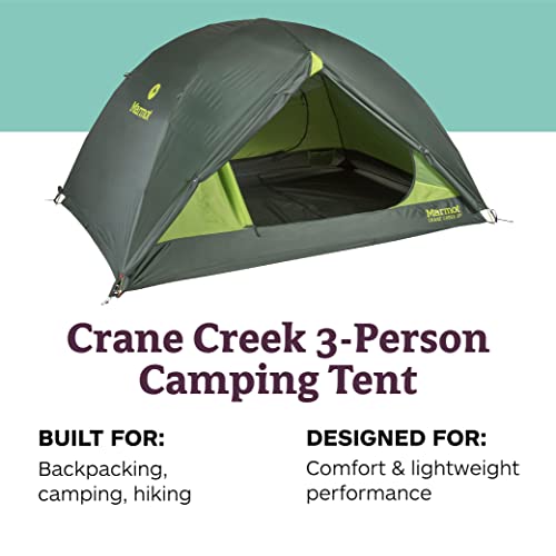 Marmot Crane Creek 3-Person Backpacking and Camping Tent
