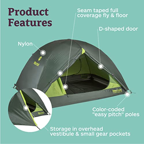 Marmot Crane Creek 3-Person Backpacking and Camping Tent