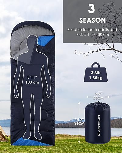 Adults' Waterproof Sleeping Bag for Outdoor Camping/Hiking