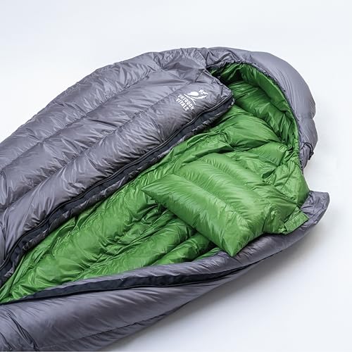 Ultralight 0°F Down Sleeping Bag for Camping