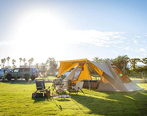 ogawa 3348 Twin Closter T/C Camping Outdoor Pole Tent, for 2 People, Sand Beige