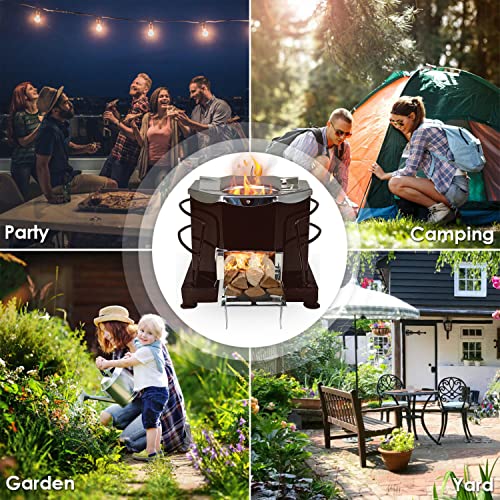 Portable Outdoor Biomass Stove for Camping Survival
