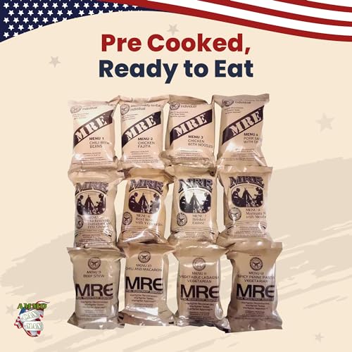 Military MRE Box A, Menus 1-12 by Rothco