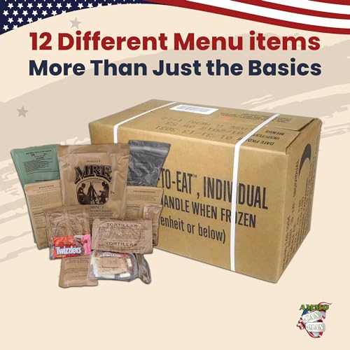 Military MRE Box A, Menus 1-12 by Rothco