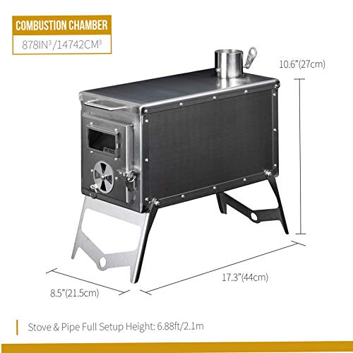 Portable Wood Burning Stove for Outdoors