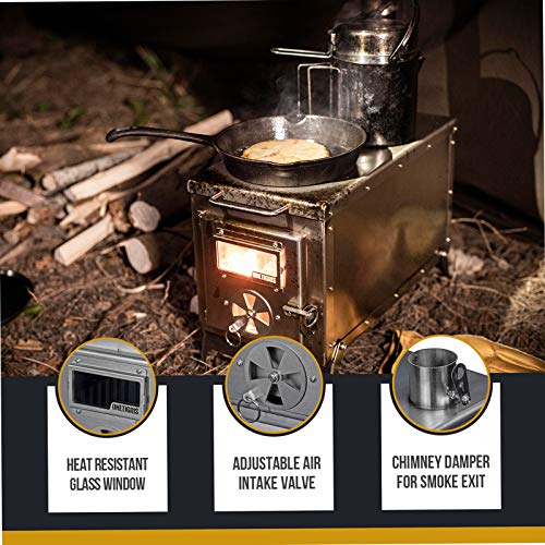 Portable Wood Burning Stove for Outdoors
