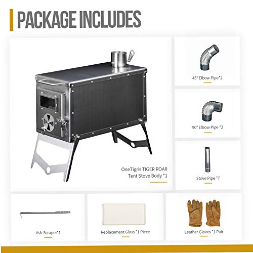 Portable Wood Burning Stove for Outdoors
