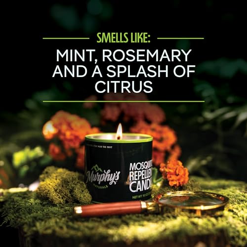 Plant-Based Mosquito Repellent Candle | 30 Hour Burn