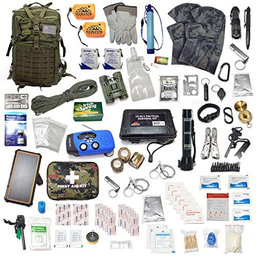 2-Person Emergency Survival Kit - 150+ Pieces