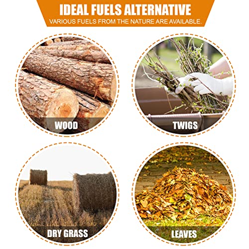 Portable Stainless Steel Wood Burning Camp Stove