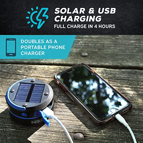 KIZEN Solar Lantern - Collapsible, Rechargeable LED Light