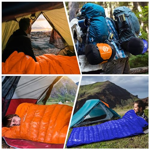 Ultralight 3-Season Down Sleeping Bag - ForestDawn