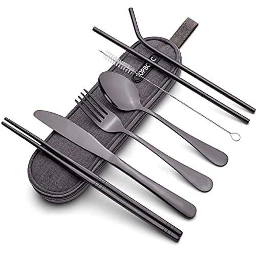 Stainless Steel Travel Cutlery with Case