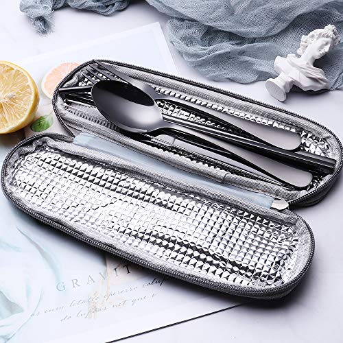 Stainless Steel Travel Cutlery with Case