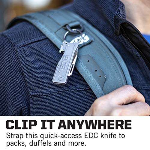 SOG Keychain Pocket Knife with Bottle Opener