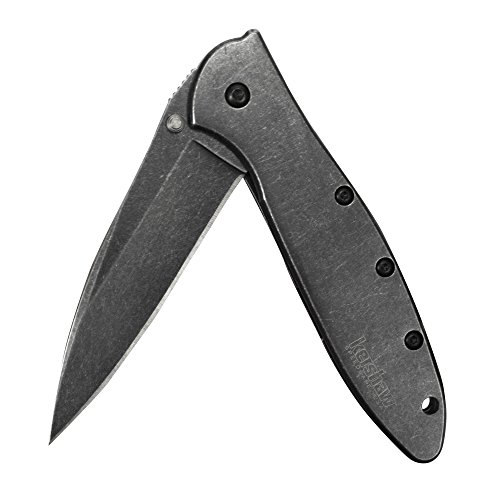 BlackWash Kershaw Leek Pocket Knife