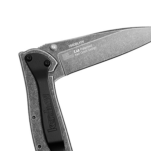 BlackWash Kershaw Leek Pocket Knife