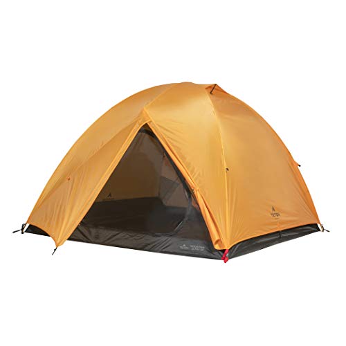 TETON Sports Mountain Ultra Tent; 4 Person Backpacking Dome Tent for Camping; Yellow, Model: 2008YL