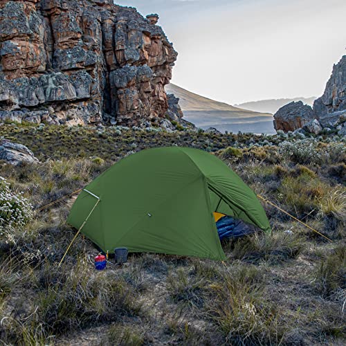 Naturehike Mongar 2 Person Backpacking Tent 3 Season Free-Standing Lightweight Hiking Tent for Outdoor Activities