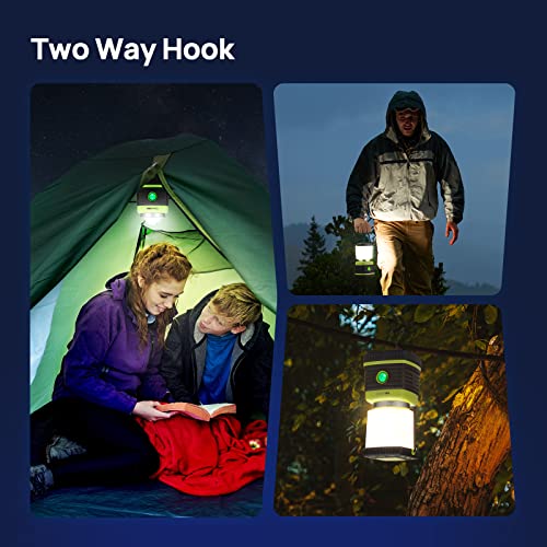 LED Camping Lantern, Consciot - 1000LM, 4 Light Modes, IPX4 Waterproof