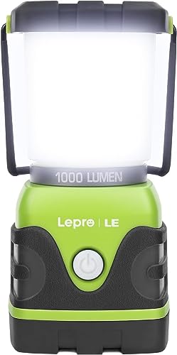 LE 1000LM Battery Powered Camping Lantern: Waterproof, Portable