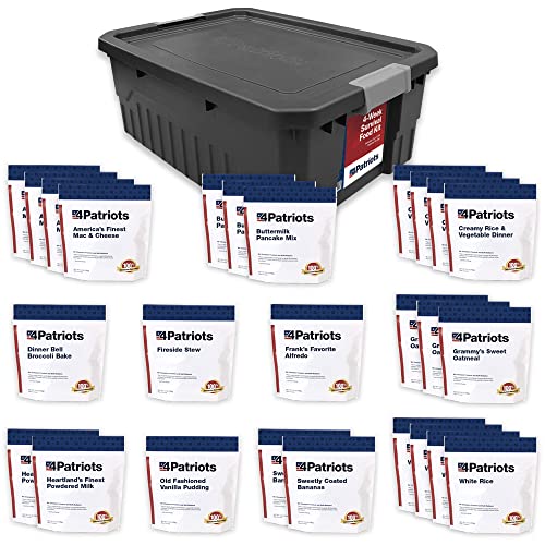 4Patriots Emergency Food Supply Kit: 192 Servings