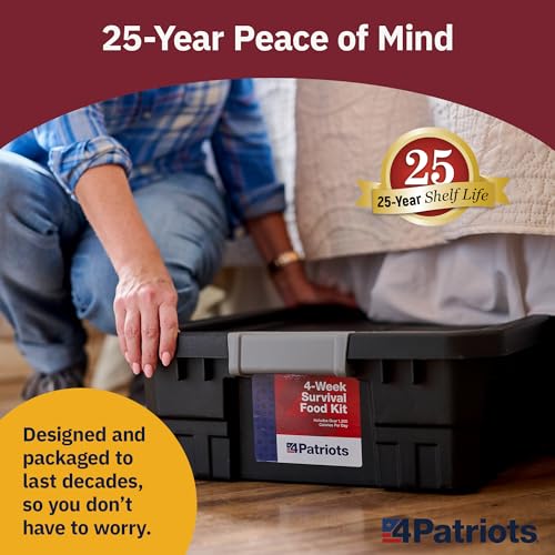 4Patriots Emergency Food Supply Kit: 192 Servings