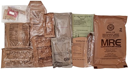 24 Military Meals in MRE Bundle