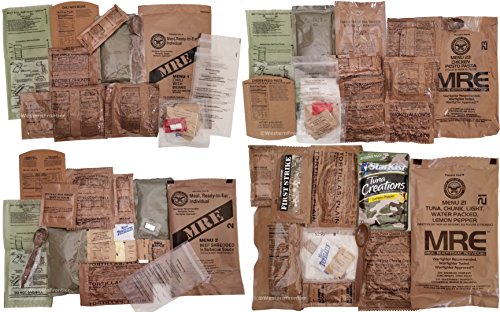 24 Military Meals in MRE Bundle